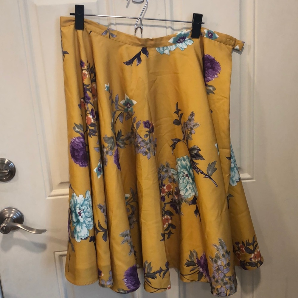 ModCloth floral skirt